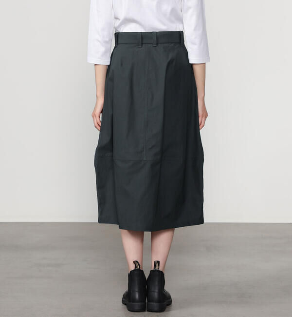  「HAVERSACK | 〈別注〉コットン ベルテッドコクーンスカート WOMEN」|スカート|