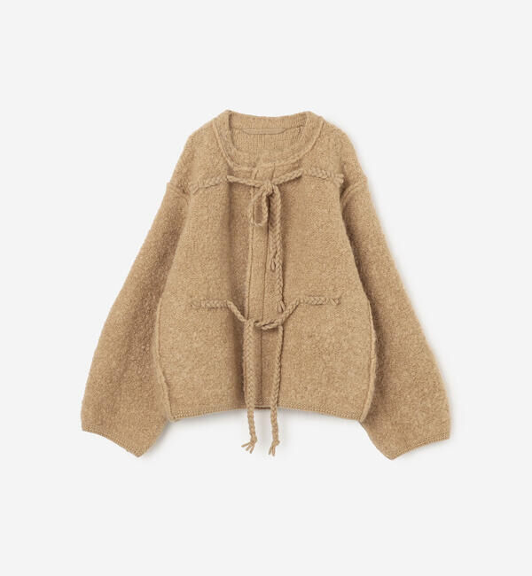 UNFIL「UNFIL | モヘア＆シェットランドウール ニットジャケット WOMEN」|その他|