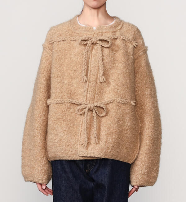 UNFIL「UNFIL | モヘア＆シェットランドウール ニットジャケット WOMEN」|その他|