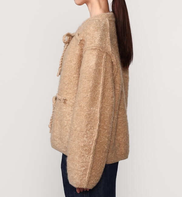 UNFIL「UNFIL | モヘア＆シェットランドウール ニットジャケット WOMEN」|その他|