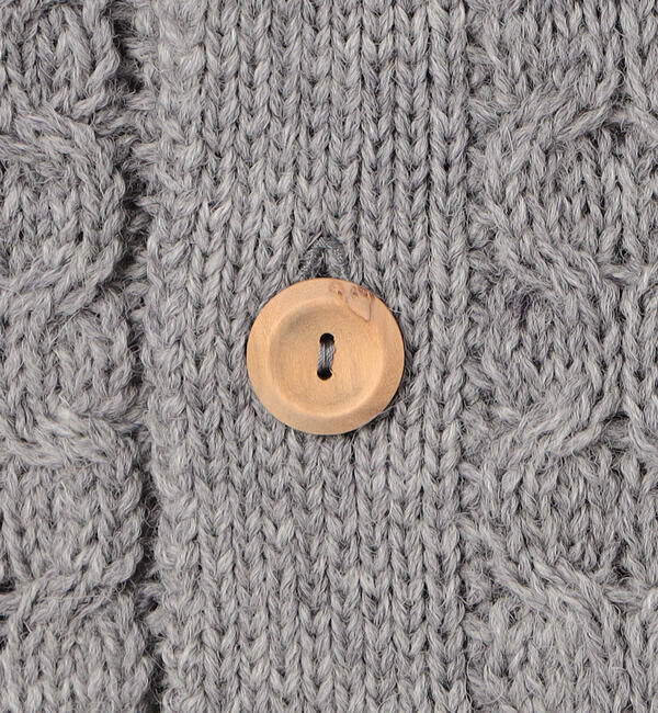  「James Charlotte | ウール アランニットカーディガン WOMEN」|ニット・セーター|