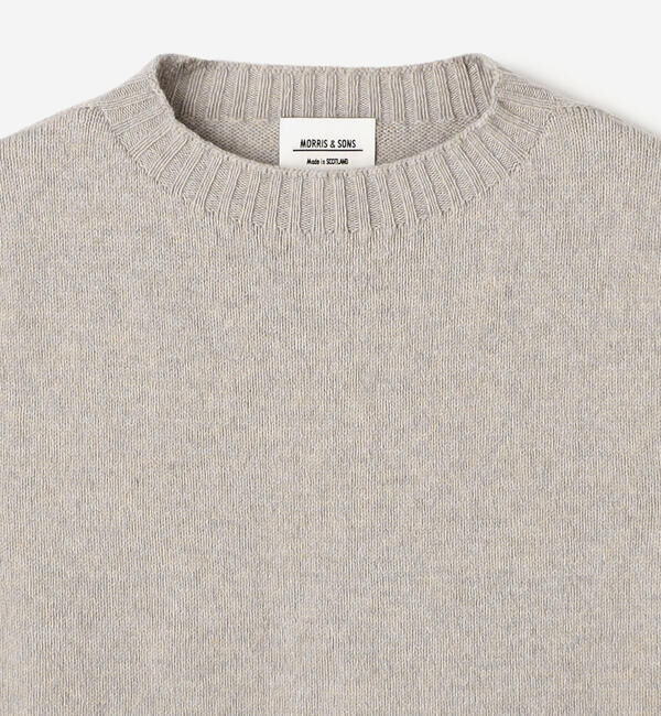 Morris & Sons「MORRIS & SONS | ジーロンラム クルーネックベスト WOMEN」|ベスト・ジレ|