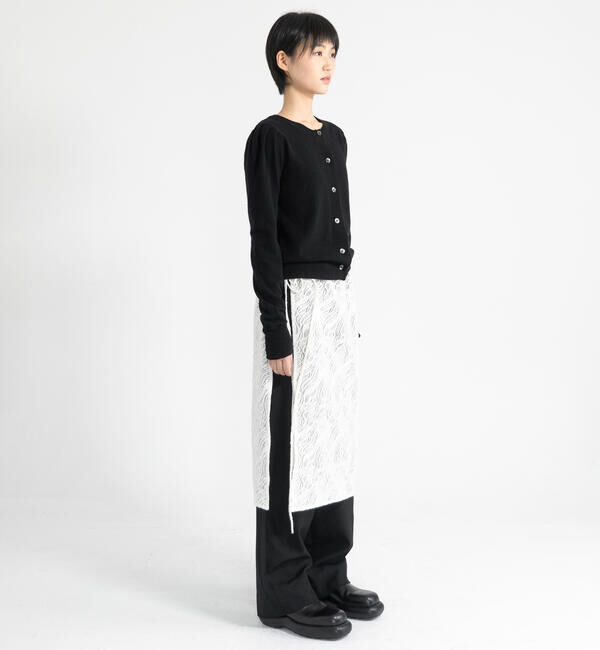  「eunoia | ジャガード ラップスカート WOMEN」|スカート|