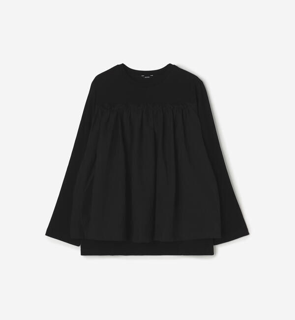  「eunoia | フリル レイヤーTシャツ WOMEN」|Tシャツ・カットソー|