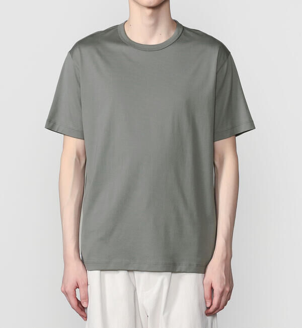 handvaerk「handvaerk | 60/2 クルーネック半袖Tシャツ SOLID MEN」|Tシャツ・カットソー|