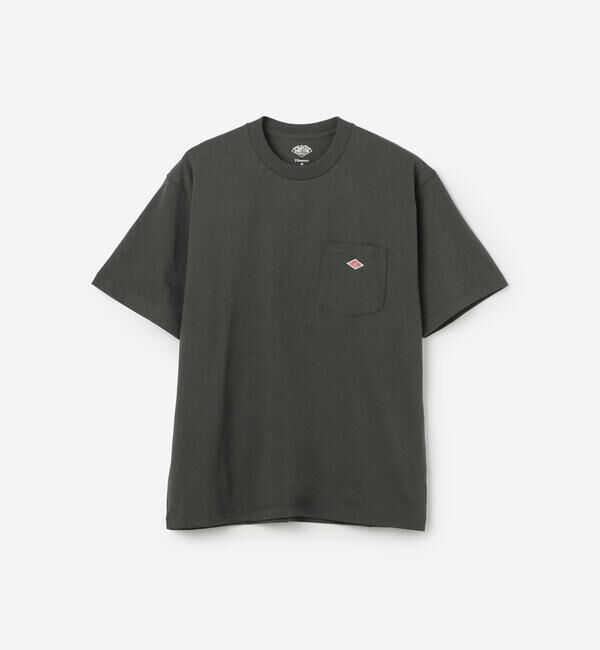 DANTON「DANTON | ポケット クルーネックTシャツ SOLID MEN」|Tシャツ・カットソー|DKGREY