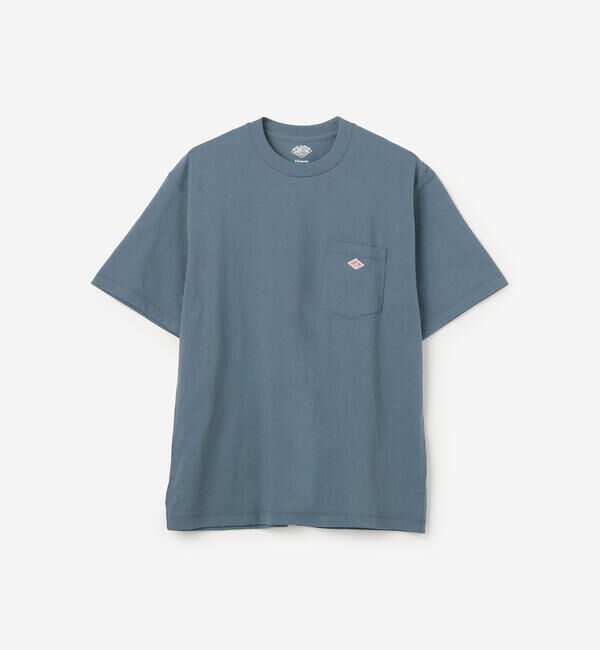 DANTON「DANTON | ポケット クルーネックTシャツ SOLID MEN」|Tシャツ・カットソー|BLUE系1