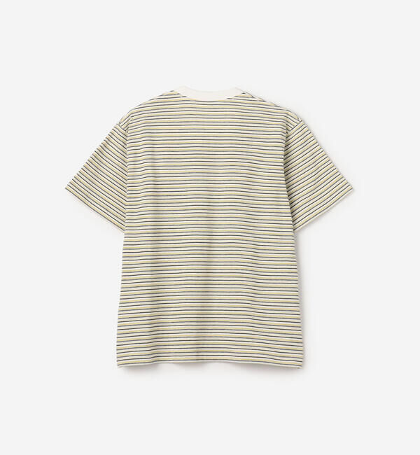 DANTON「DANTON | マルチボーダー ポケットクルーネックTシャツ WOMEN」|Tシャツ・カットソー|