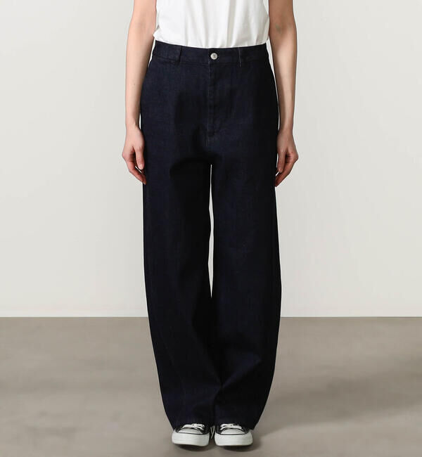 ORCIVAL「ORCIVAL | コットンドライツイル ワイドカーブパンツ WOMEN」|デニム|