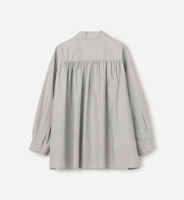 GYMPHLEX「Gymphlex | コットン 長袖チュニックシャツ WOMEN」|シャツ・ブラウス|