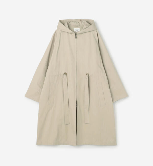 LE GLAZIK「LE GLAZIK | コットンナイロン フードコート WOMEN」|その他|BEIGE