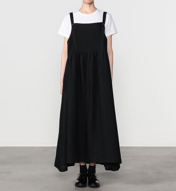  「eunoia | ピンタック ロングワンピース WOMEN」|ワンピース|