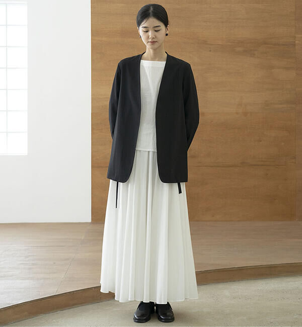  「eunoia | ノーカラージャケット WOMEN」|ノーカラージャケット|