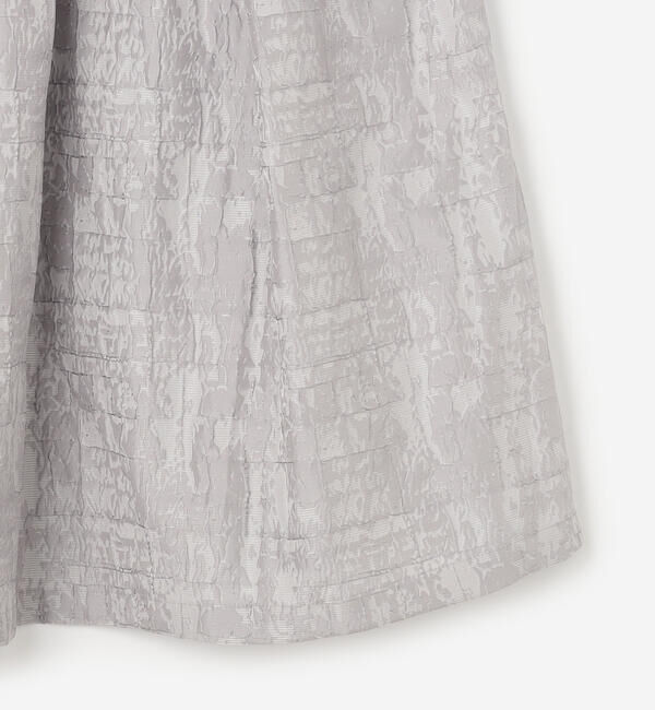  「eunoia | ジャガード タックスカート WOMEN」|スカート|