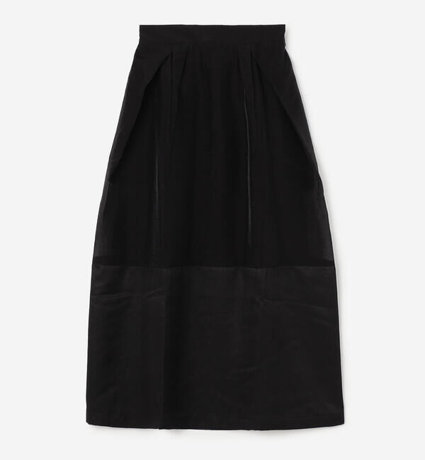  「eunoia | チューリップ コンビ ロングスカート WOMEN」|スカート|