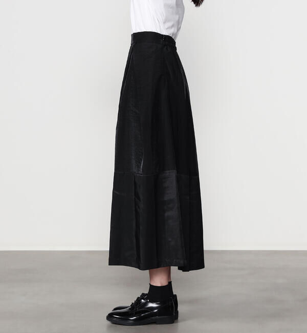  「eunoia | チューリップ コンビ ロングスカート WOMEN」|スカート|