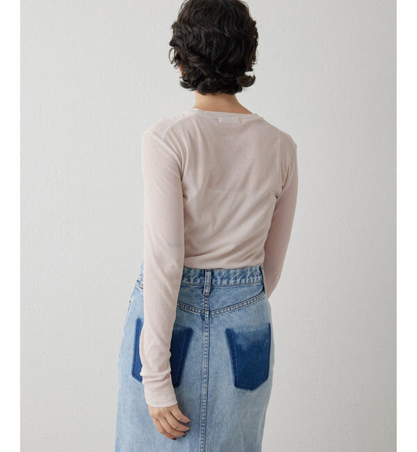  「シアーフライスクルーネックプルオーバー」|Tシャツ・カットソー|