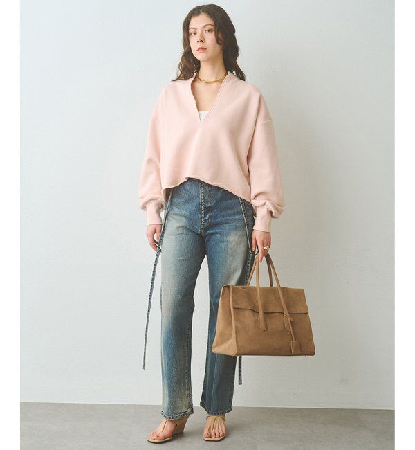  「スウェットVネックプルオーバー２」|Tシャツ・カットソー|