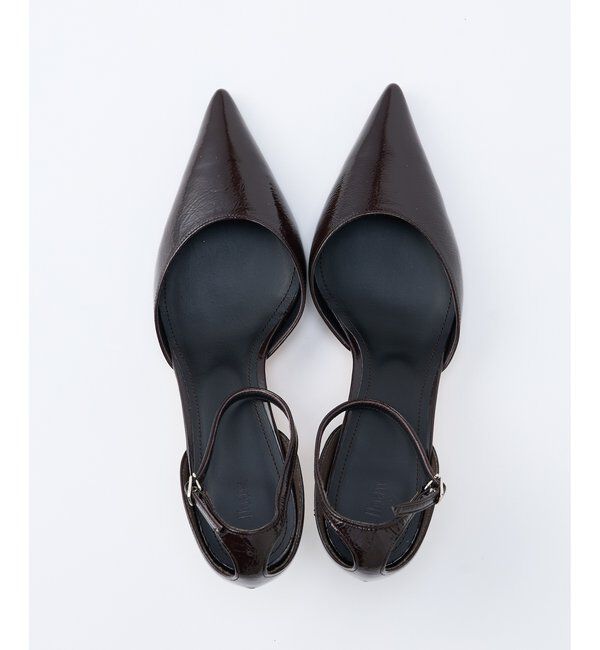 Hoaw.「【Hoaw.】エナメルポインテッドパンプス」|パンプス|