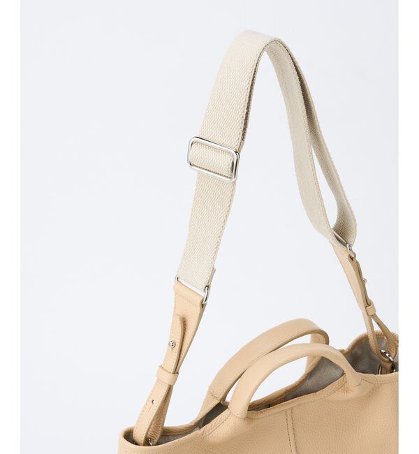 Hoaw.「【Hoaw.】レザーストラップバッグ」|トートバッグ|