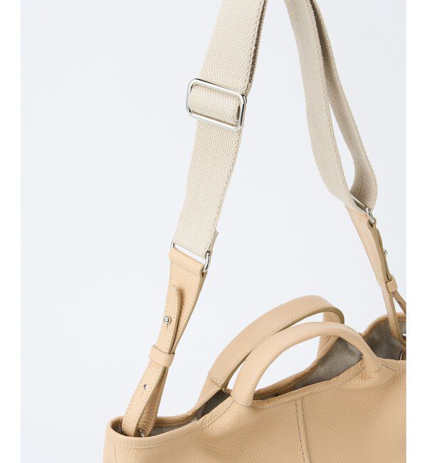 Hoaw.「【Hoaw.】レザーストラップバッグ」|トートバッグ|