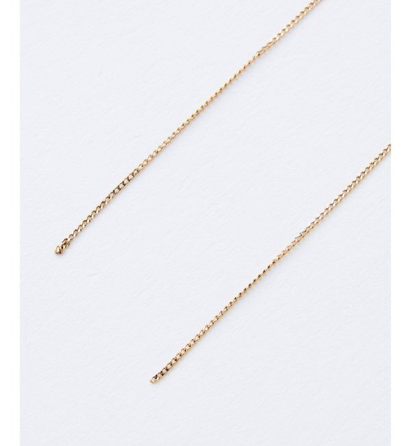 Hoaw.「【Hoaw.】10K Lineピアス」|リング|