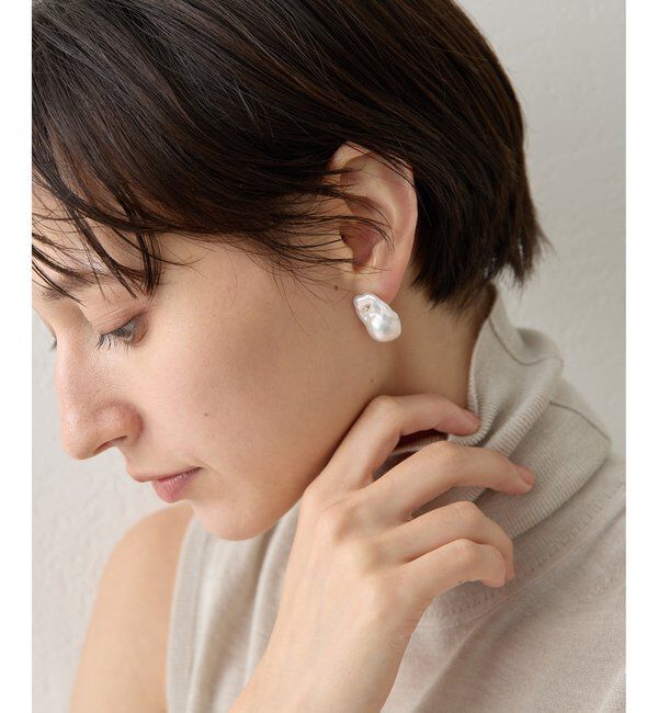 Hoaw.「【Hoaw.】バロックパールピアス」|リング|