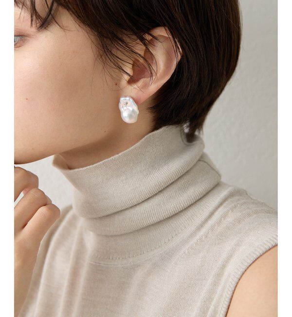 Hoaw.「【Hoaw.】バロックパールピアス」|リング|