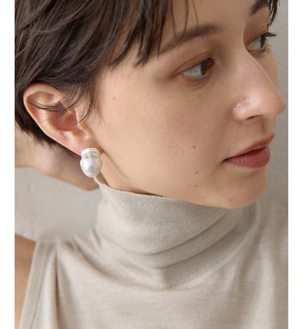 Hoaw.「【Hoaw.】バロックパールピアス」|リング|