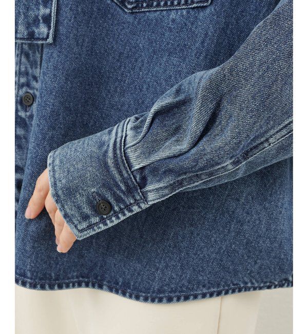  「デニムボウタイシャツ」|シャツ・ブラウス|