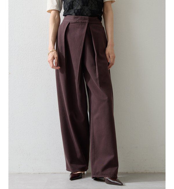  「ラップデニムパンツ」|デニム|