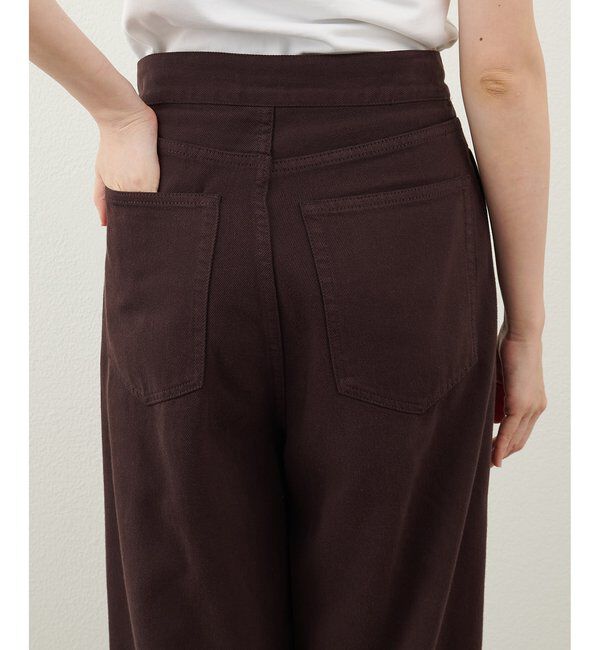  「ラップデニムパンツ」|デニム|