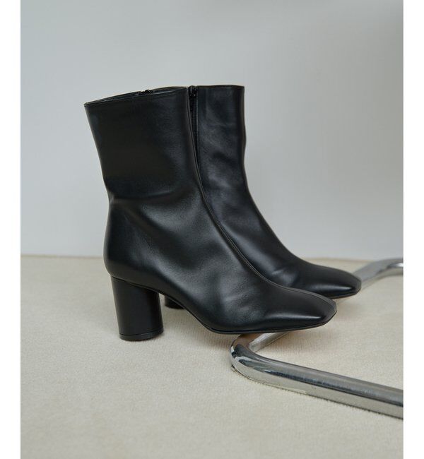 Hoaw.「【Hoaw.】スクエアショートブーツ」|ショートブーツ|