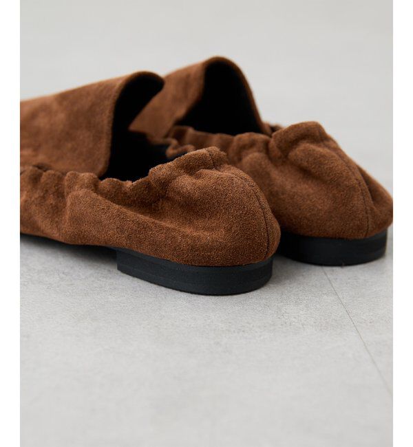  「【THE PAUSE】ギャザーフラットシューズ」|その他|