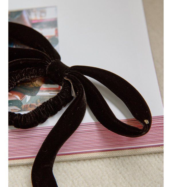  「【ALEXANDRE DE PARIS】ベロアリボンポニー」|リング|