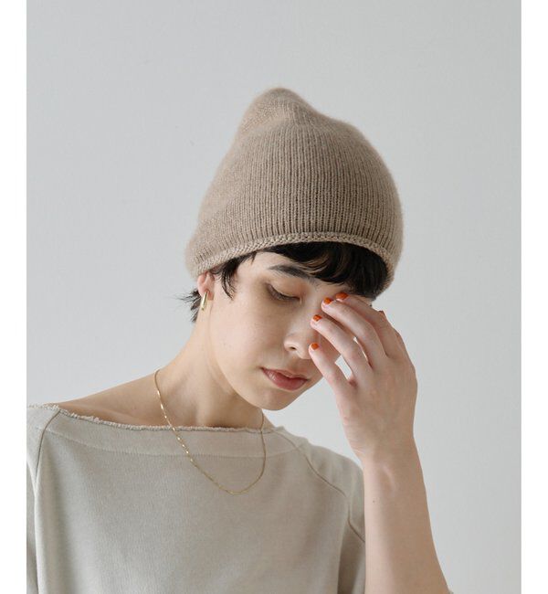 Hoaw.「【Hoaw.】カシミヤビーニー」|ハット|