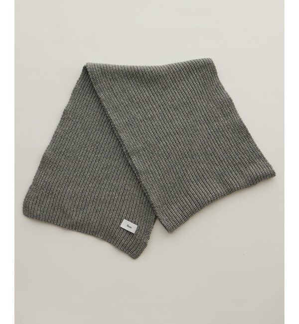 Hoaw.「【Hoaw.】カシミヤリブストール」|マフラー|