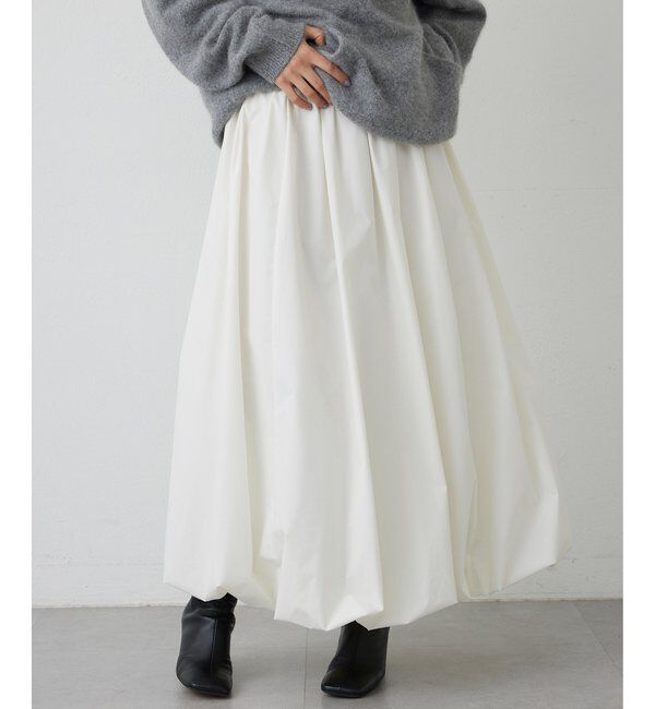  「【THE PAUSE】バルーンスカート」|スカート|オフホワイト