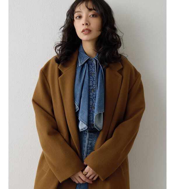  「ウールパイルロングチェスターコート」|その他|