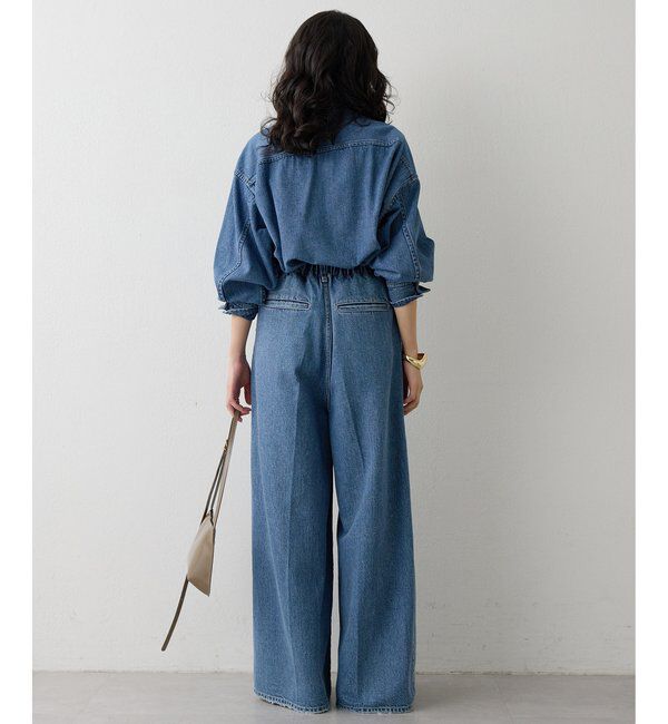  「フリルデニムブラウス」|シャツ・ブラウス|