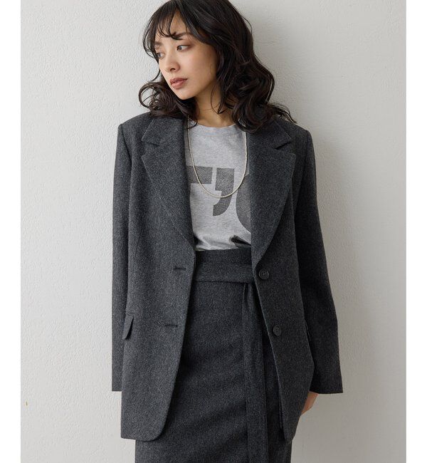  「ウールシングルジャケット」|テーラードジャケット|