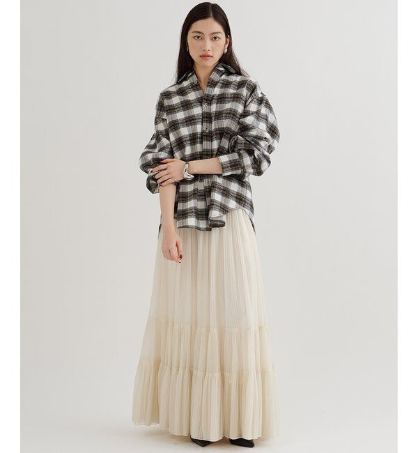  「ピケチェックシャツ」|シャツ・ブラウス|