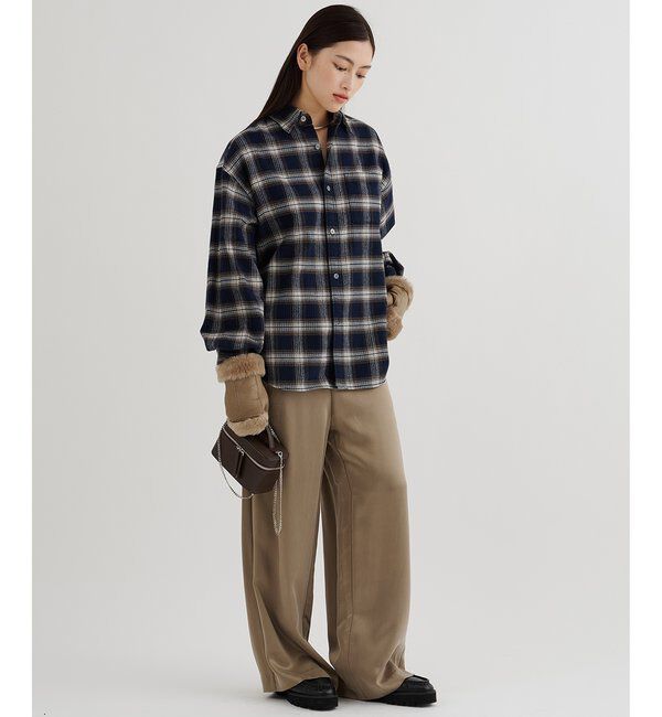  「ピケチェックシャツ」|シャツ・ブラウス|