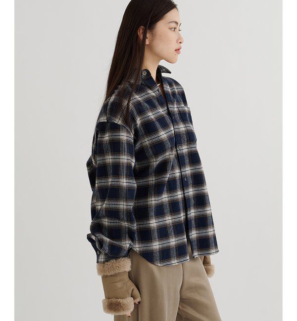  「ピケチェックシャツ」|シャツ・ブラウス|