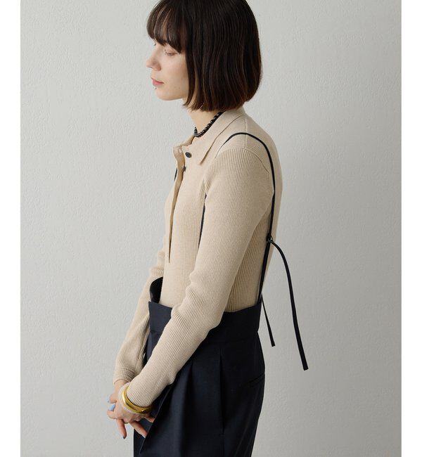  「ニットポロボディスーツ」|ニット・セーター|