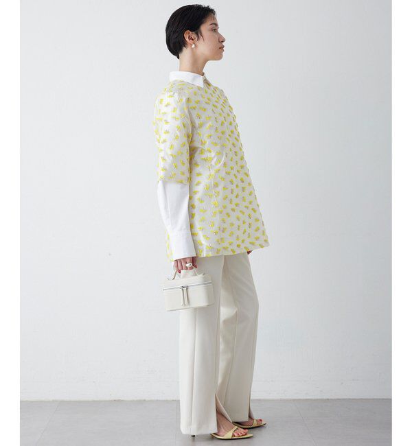 THE PAUSE「【THE PAUSE】フラワージャガードブラウス」|シャツ・ブラウス|