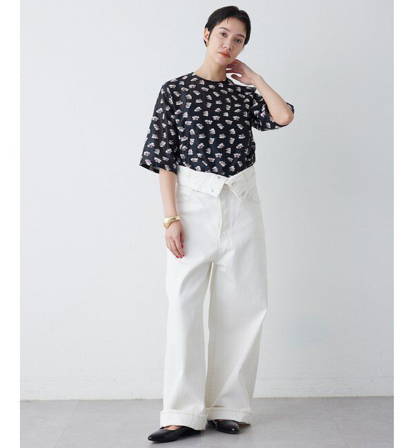 THE PAUSE「【THE PAUSE】フラワージャガードブラウス」|シャツ・ブラウス|
