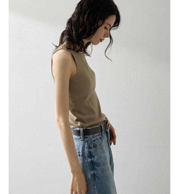 THE PAUSE「【THE PAUSE】カップインタンク」|Tシャツ・カットソー|