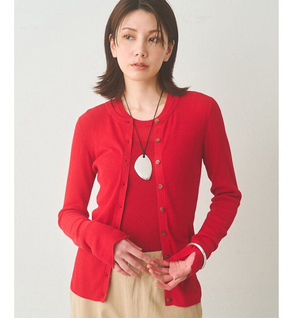  「シアーリブニットプルオーバー」|ニット・セーター|