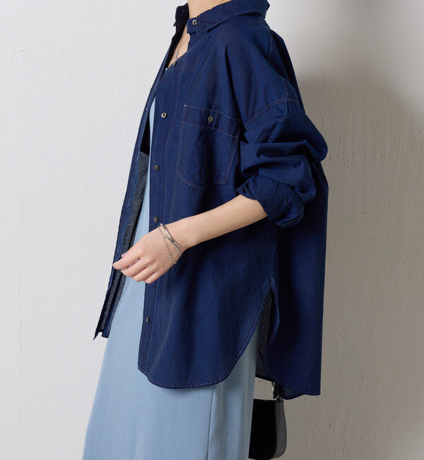  「シアーデニムシャツ」|シャツ・ブラウス|